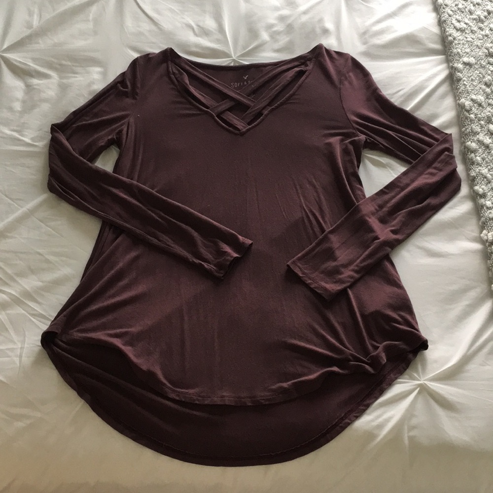 red-brown sweater